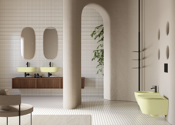 LAILA - Double wall-mounted vanity unit by Scarabeo Ceramiche - view 3